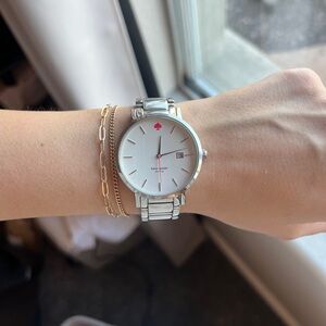 Kate Spade Classic Silver Watch